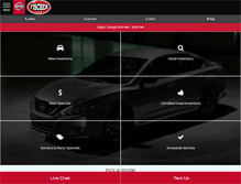 Tablet Screenshot of patfischernissan.com